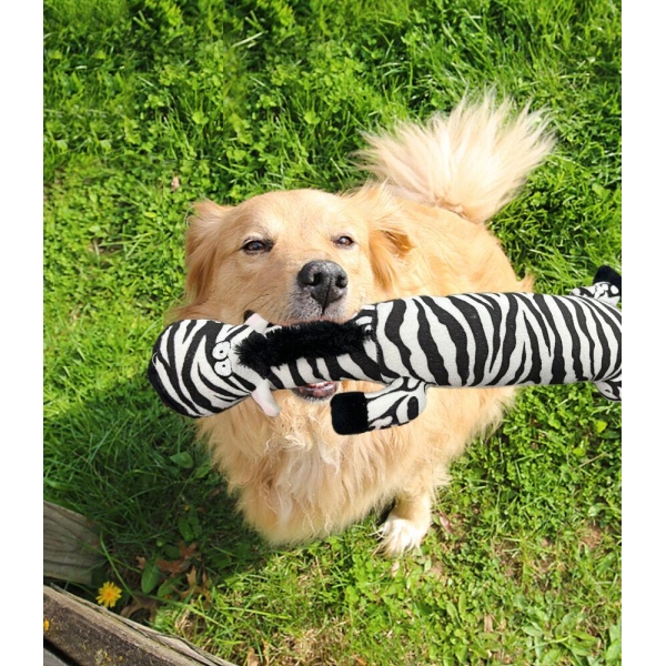 WELCOME TO THE JUNGLE PLUSH ZEBRA TOY (DT-SWZ)