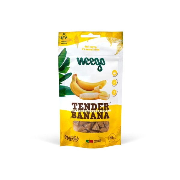 WEEGO DOG SNACK TENDER BANANA 50G