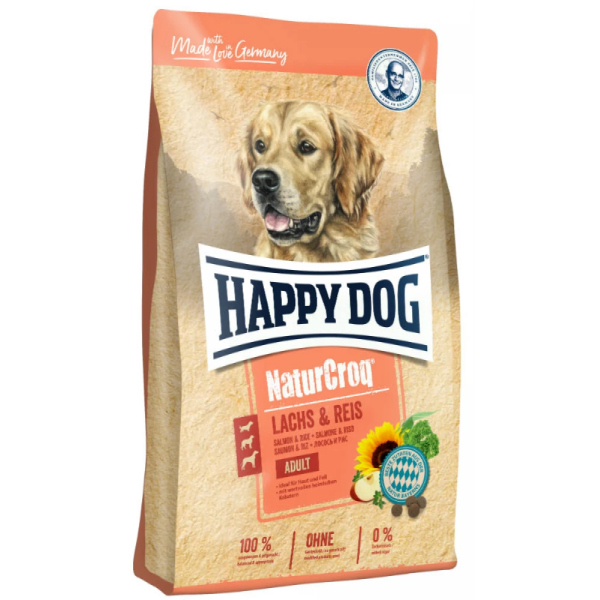 HAPPY DOG NATUR CROQ SALMON 4KG
