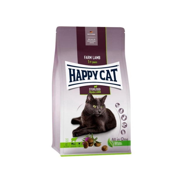 HAPPY CAT STERILIZED W.LAMB 4KG