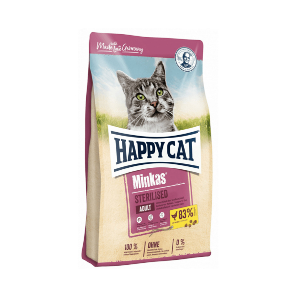 HAPPY CAT MINKAS STERILIZED GEFL. 1,5KG