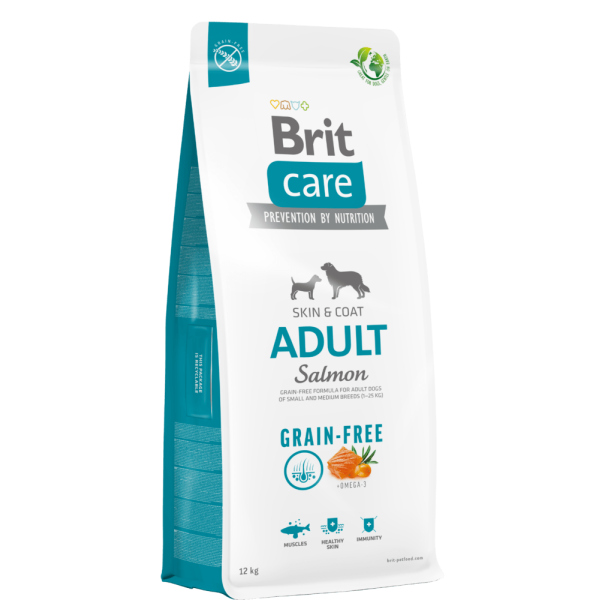 BRIT CARE DOG GRAIN FREE ADULT SALMON 3KG