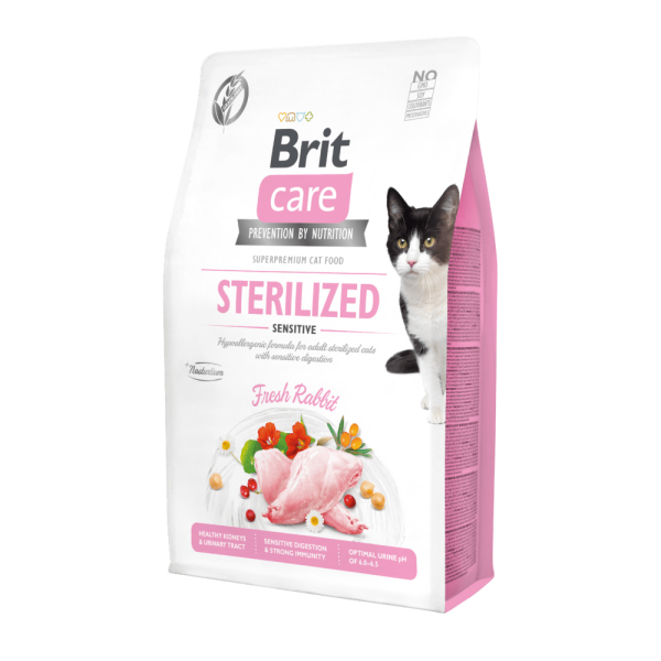 BRIT CARE CAT GRAIN FREE STERILISED-SENSITIVE 400G