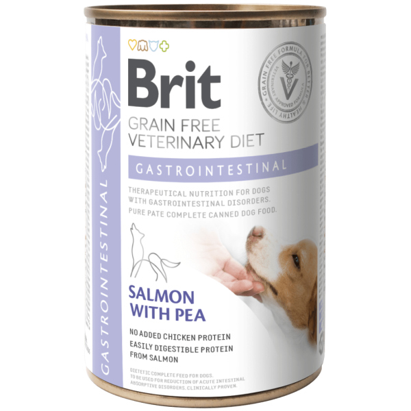BRIT VD ΚΟΝΣΕΡΒΑ ΣΚΥΛΟΥ GRAIN FREE DOG GASTROINTESTINAL 400G