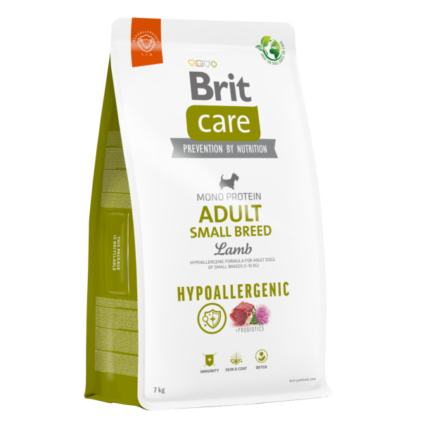 BRIT CARE DOG HYPOALLERGENIC ADULT SMALL LAMB 1KG