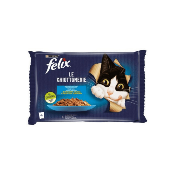 FELIX ΠΟΛΥΣΥΣΚΕΥΑΣΙΑ ΠΟΙΚΙΛIA ΨΑΡΙΚΩΝ ΣΕ ΖΕΛΕ ΜΕ ΣΟΛΟΜΟ & ΤΟΝΟ 4X85G