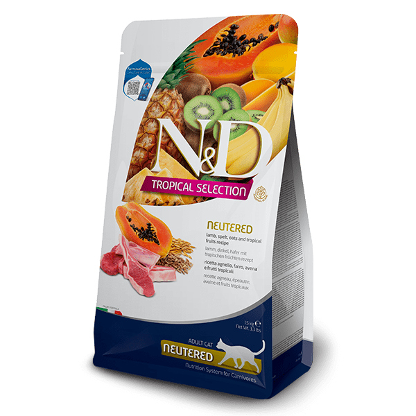 N&D CAT TROPICAL SELECTION LAMB NEUTERED 10KG