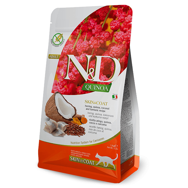 ND CAT QUINOA SKIN & COAT HERRING 300GR