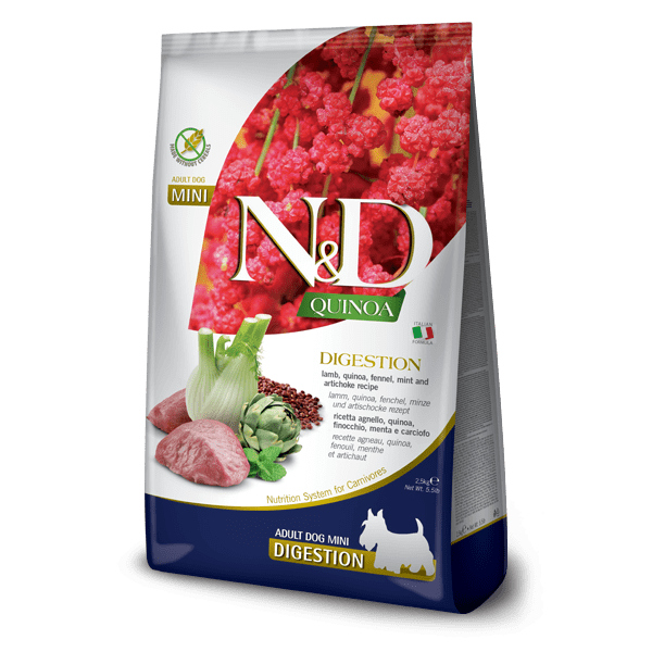 ND DOG QUINOA DIGESTION LAMB MINI 2.5KG