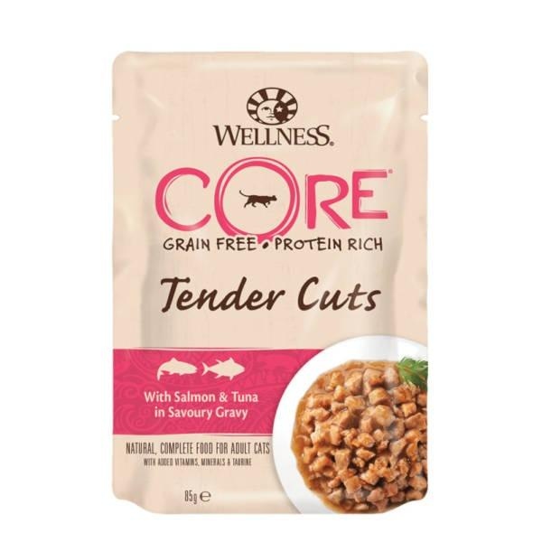 CORE ΦΑΚΕΛΑΚΙ ΓΑΤΑΣ  TENDER FILLETS TUNA 85G