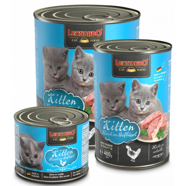 LEONARDO ΚΟΝΣΕΡΒΑ ΓΙΑ ΓΑΤΑΚΙΑ KITTEN 800G