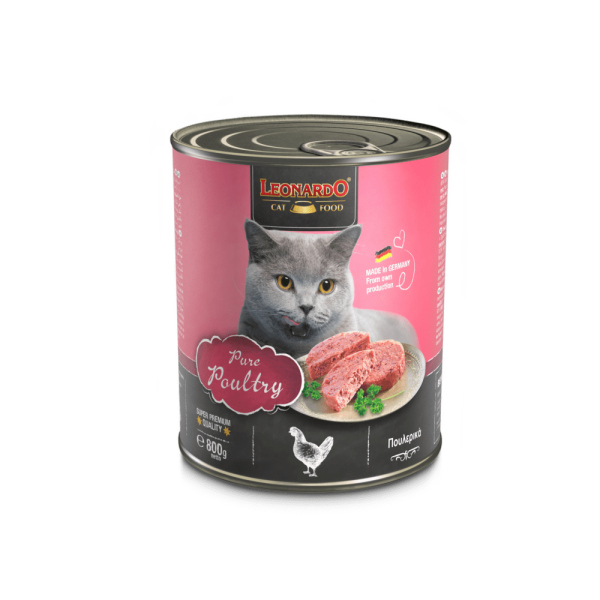 LEONARDO ΚΟΝΣΕΡΒΑ ΓΑΤΑΣ POULTRY 800G