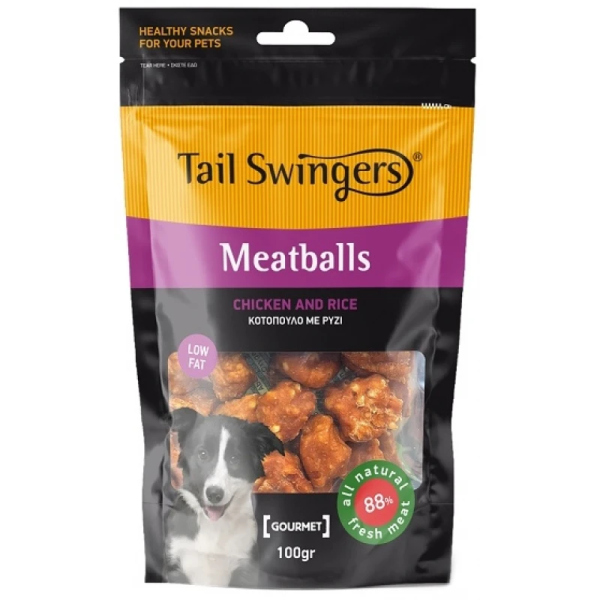TAILSWINGERS MEATBALLS CHICKEN & RICE 100GR