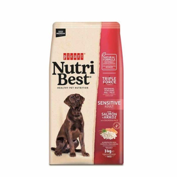 PICART NUTRIBEST SENSITIVE SALMON & RICE 3KG