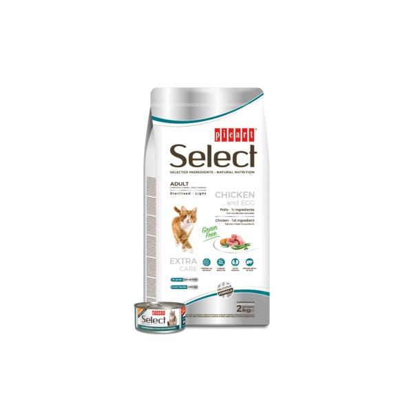 SELECT CAT STERILIZED GRAIN FREE 2KG