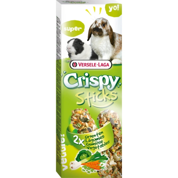 VERSELE-LAGA STICKS RABBITS/GUINEA PIGS VEGETABLES 2X55GR